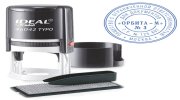 Печать самонаборная 1,5 круга, оттиск D=42, синий,TRODAT IDEAL 46042 R1,5, крышка, КАССА, 161484/218062